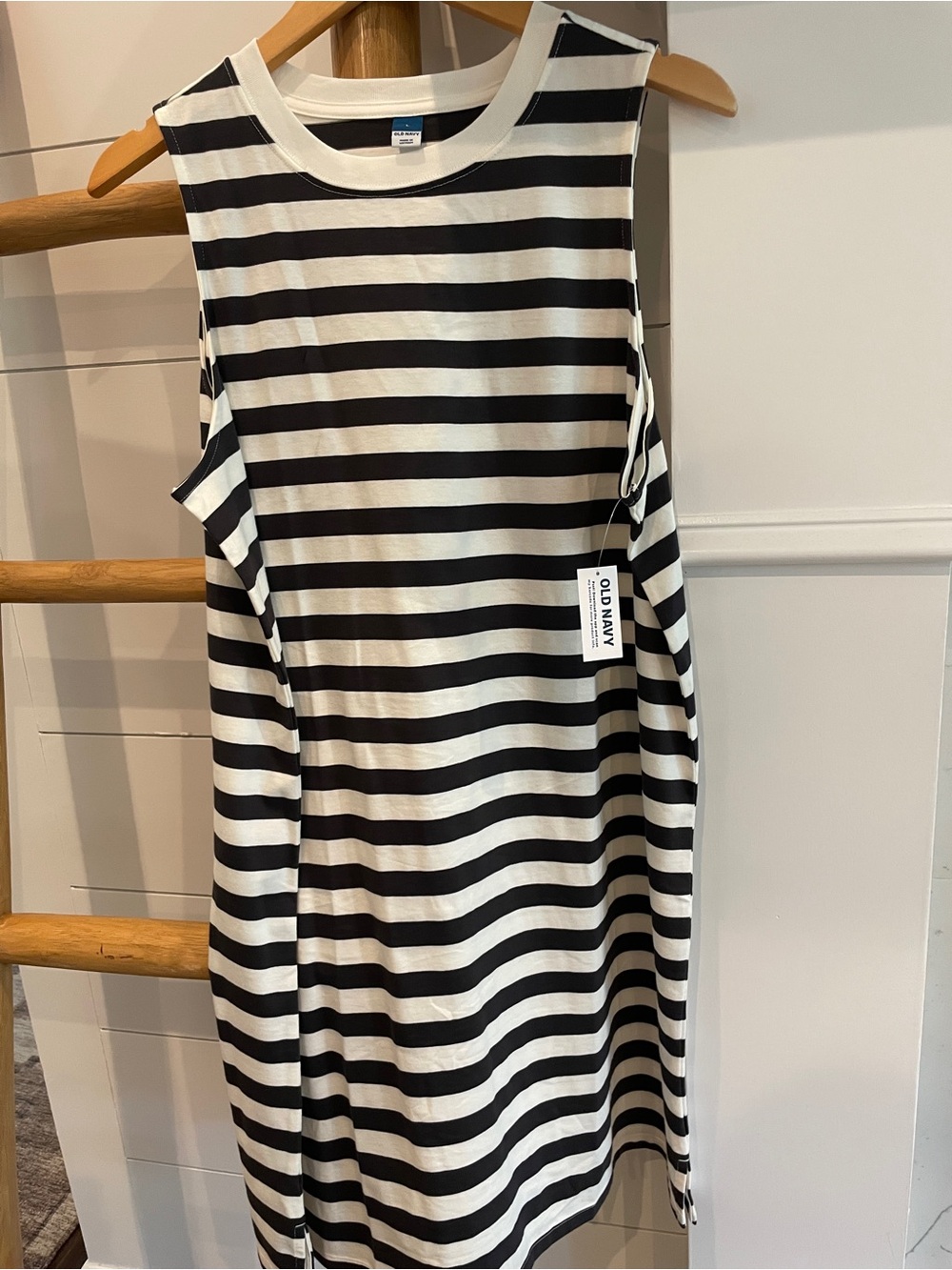 NWT Old Navy Striped Sleeveless Dress - Large